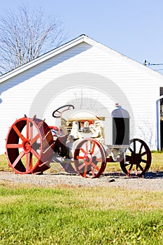 old tractor near Jonesboro, Maine, USA