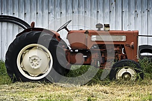 Old Tractor, Parked by the Barn