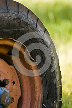 Old Tractor Wheel