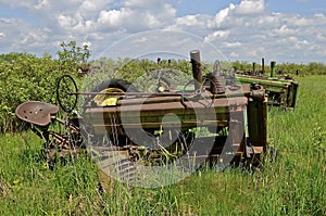 Old Tractors left for salvage junk, and parts
