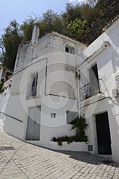 Old traditional Andalusian houses photo