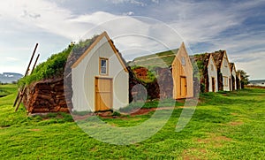 Old traditional Icelandic farm - Glaumber