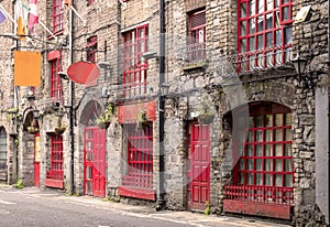 Old irish buildings in Dublin.