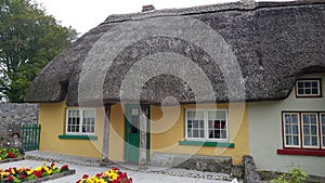 Old traditional Irish homes in Adare Ireland