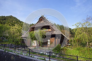 Old traditional Japanese House in Saiko Iyashi no sato nenba