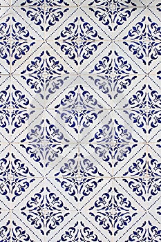 Old traditional Portuguese Azulejos