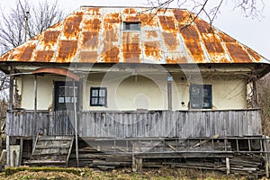 Old traditional Romanian house