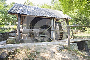 Old traditional romanian watermill