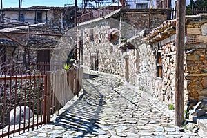 Old traditional village in Cyprus