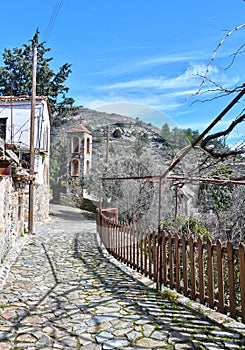 Old traditional village in Cyprus