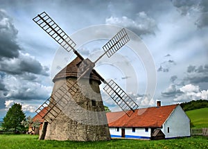 Old traditional windmill