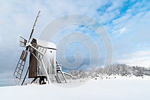 Old traditional windmill
