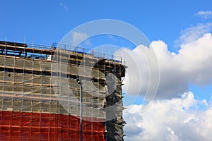 Old Trafford Stadium is under maintenance