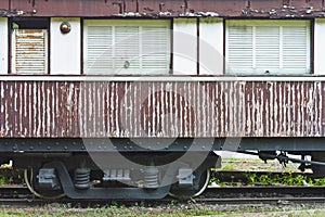 Old train bogie
