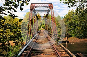 Old train bridge