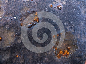 Old train bridge rusty texture