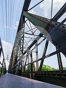 Old train bridge