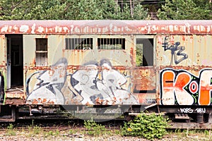 Old train car