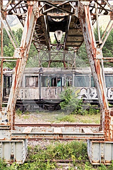 Old train car