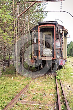 Old train car