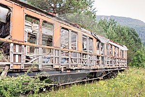 Old train car