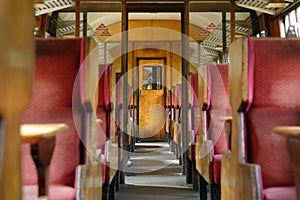 old train carriage, yorkshire, england