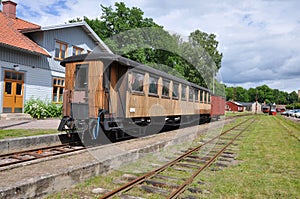 Old train cars