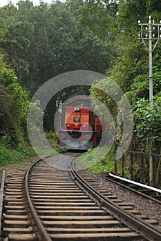 Train with M6 Class Engine going from Colombo to Badulla Sri Lanka photo