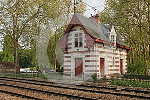 Old train station. Chenonceau. France