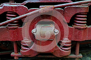 Old Train Suspension Detail