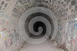 An old train tunnel