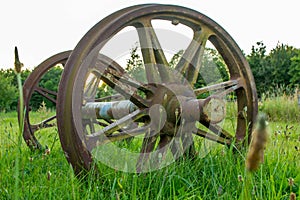 Old Train Wheel