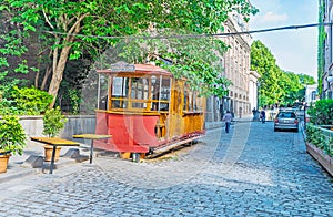 The old tram in Tbilisi