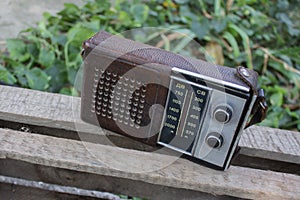 Old transistor radio for music lovers