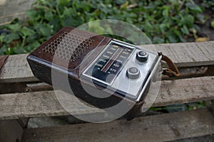 Old transistor radio for music lovers