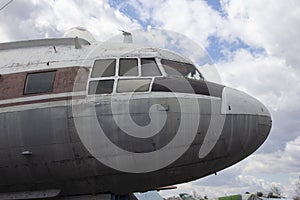 Old transport plane Il-14T