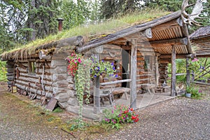 Old Trapper\'s Cabin in Alaska