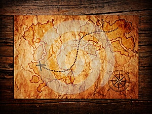 Old treasure map