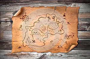 Old treasure map