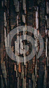 Old tree bark texture abstract background, natural pattern, rustic