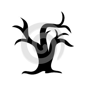 Old Tree Icon Vector Symbol Design Illustration