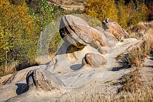 Old trovant -Spectacular rock formations,natural formed living and growing stones