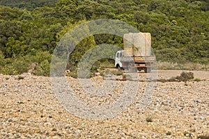 Old Truck Carries Fodder