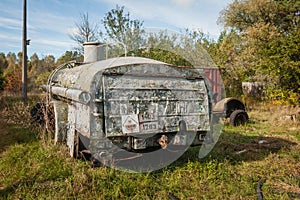 Old truck Chernobyl-2 military complex