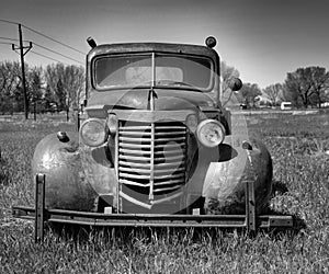 An old truck left behind