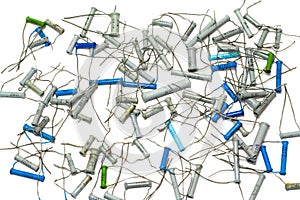 Old tube ceramic capacitors