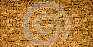 Old tuff wall for backgrounds and textures.