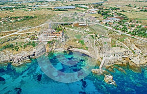 The old tuna fishery of PortoPalo in Sicily and the Tafuri castle photo