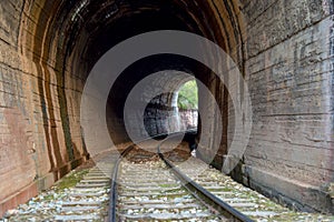 The old tunnel of the railway at the Teatinos paramo II photo