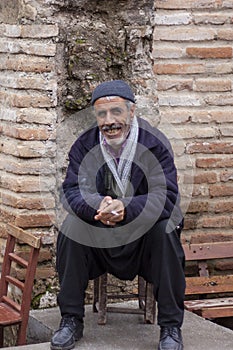 old Turish man wearing traditional clothes